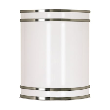 Nuvo Lighting Glamour LED 9 in. Wall Sconce - Brushed Nickel - CCT Select 3/4/5K 62/1645